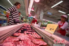 澳门美高梅官网14日猪肉批发价格环比下降